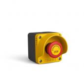 Пост кнопочный металлический с аварийной кнопкой (1НO), M1C100EE - Инстин