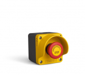 Пост кнопочный металлический с аварийной кнопкой (1НO), M1C100EE - Инстин