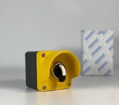 Пост кнопочный металлический с переключателем 2-0-1 с фиксацией (1НО+1H3), M1C102S30 - Инстин