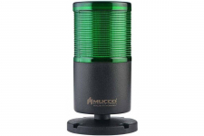 Одноцветная светодиодная колонна, мигающая или постоянного свечения с зуммером, 24V/AC, цвет зеленый - Инстин