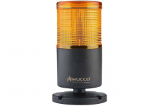 Одноцветная светодиодная колонна, мигающая или постоянного свечения с зуммером, 24V/AC, цвет желтый - Инстин