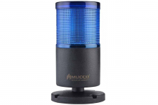 Одноцветная светодиодная колонна, мигающая или постоянного свечения с зуммером, 220V/AC, цвет синий - Инстин